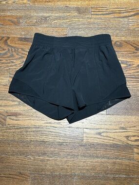 SO Black Athletic Shorts with Elastic Waistband